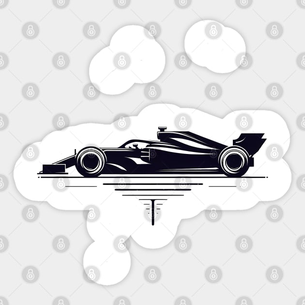 formula 1 car Sticker by TaevasDesign